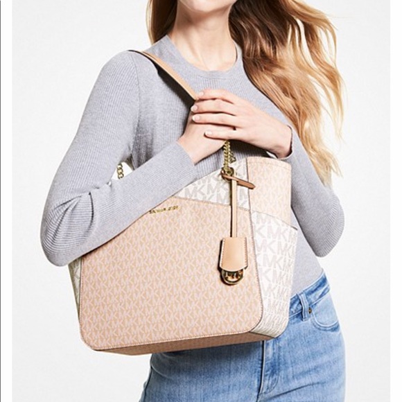 ❤️‍🔥SOLD❤️‍🔥NWT MICHAEL MICHAEL KORS
Jet Set Large Color-Block - Picture 3 of 7